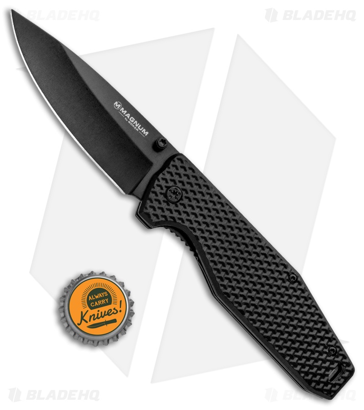 Boker Magnum Cluster Liner Lock Knife Black (3.375" Black) 01RY204