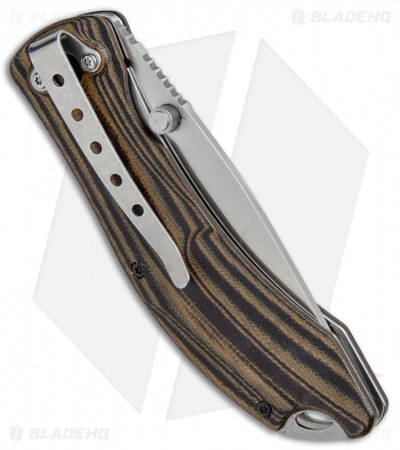 Boker Magnum Dark Earth Liner Lock Knife Brown G-10 (3.375" Satin) 01SC656