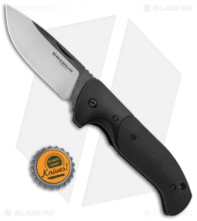 Boker Magnum Dolos Liner Lock Knife Black G-10 (3.25" Black) 01SC050