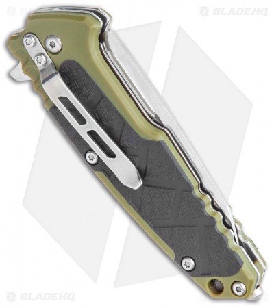 Boker Magnum Enok Frame Lock Knife Black/OD Green FRP (2.6" Satin) 01MB232