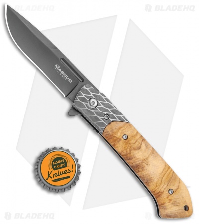 Boker Magnum Erebos Liner Lock Knife Zebrawood (3.0" SW) 01SC074
