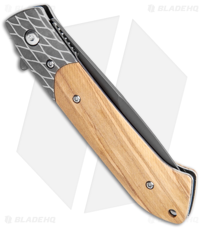 Boker Magnum Erebos Liner Lock Knife Zebrawood (3.0" SW) 01SC074