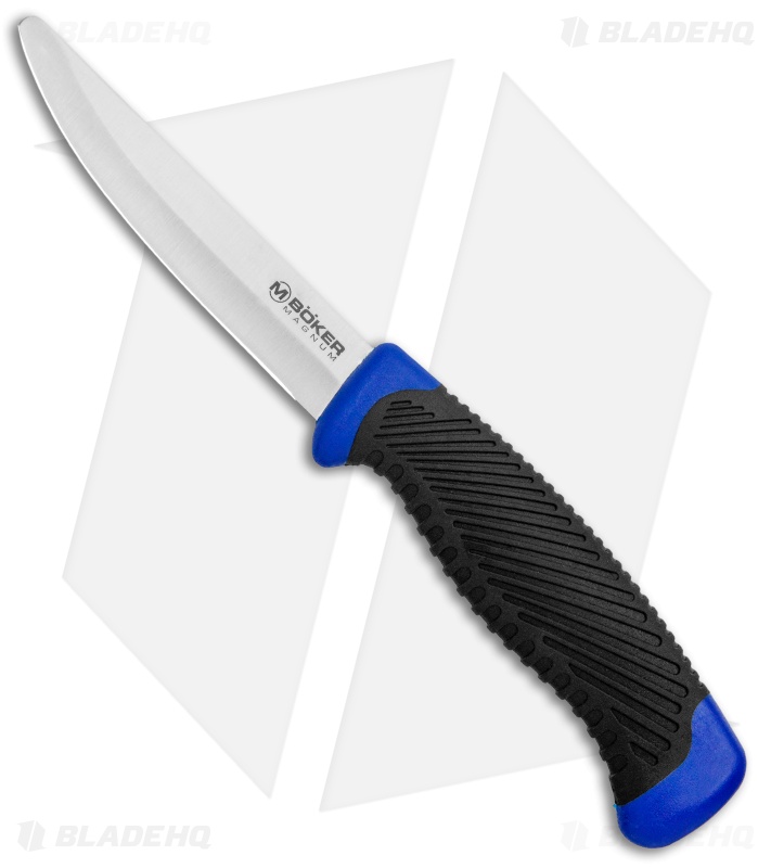 Boker Magnum Falun Kid's Fixed Blade Knife Blue/Black (3.9" Satin) 02RY104