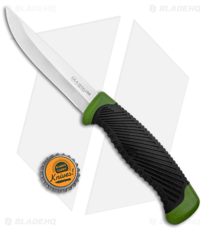 Boker Magnum Falun Fixed Blade Knife Green Synthetic (3.9" Satin) 02RY103