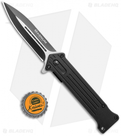 Boker Magnum Intricate Compact Spring Assisted Knife (3.5" Black) 01LL322