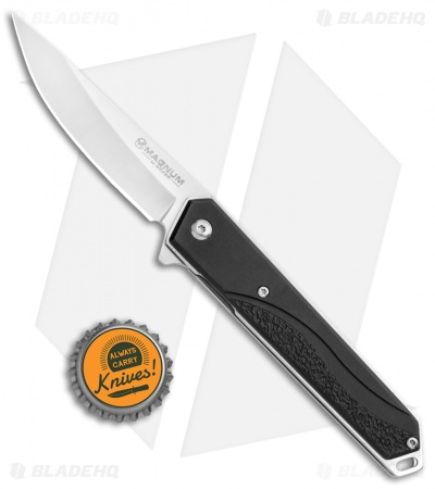 Boker Magnum Japanese Iris Liner Lock Knife Aluminum (3.25" Satin)