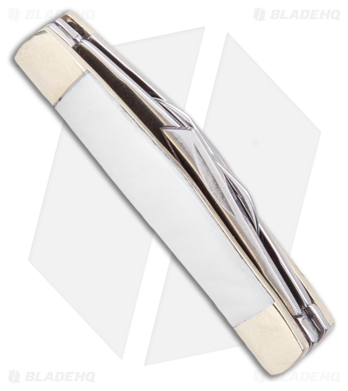 Boker Magnum Micro Pearl Congress Traditional Pocket Knife 1.5" Mother of Pearl 