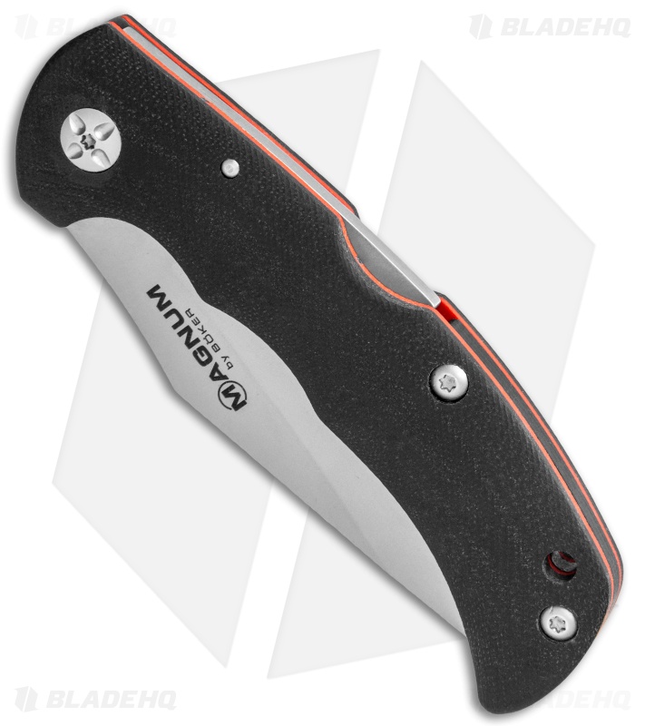 Boker Magnum Most Wanted Lockback Black G-10 (3.5" Satin) 01SC078