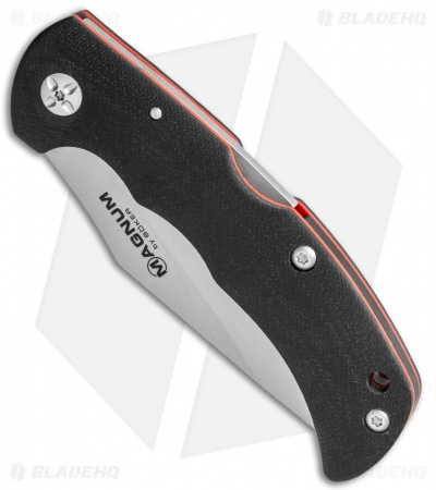 Boker Magnum Most Wanted Lockback Black G-10 (3.5" Satin) 01SC078