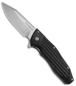 Boker Magnum Passenger Liner Lock Black G-10 (3.4" Satin) 01MB706