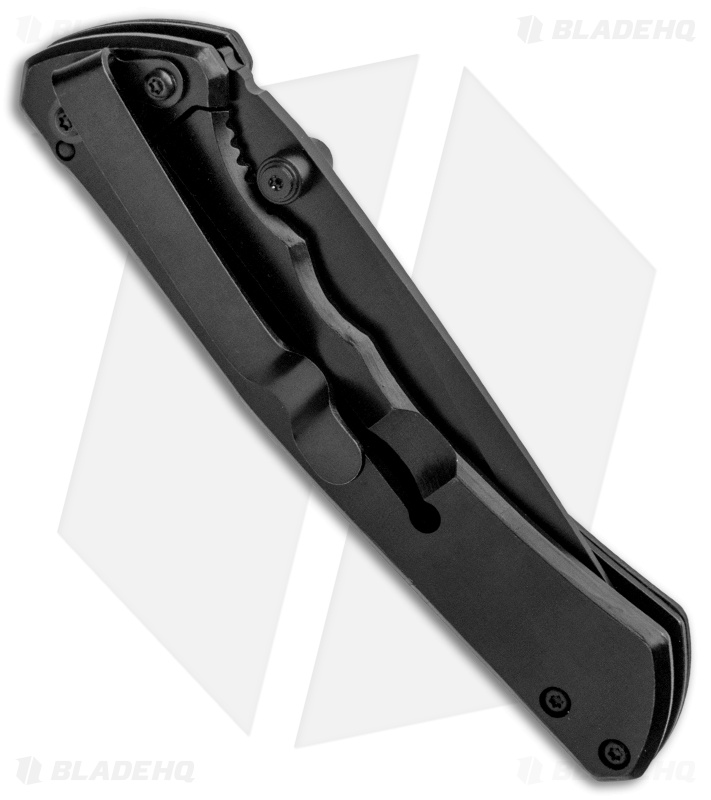 Boker Magnum Rubico Liner Lock Knife Black w/ Red CF (3.25" Black) 01RY848