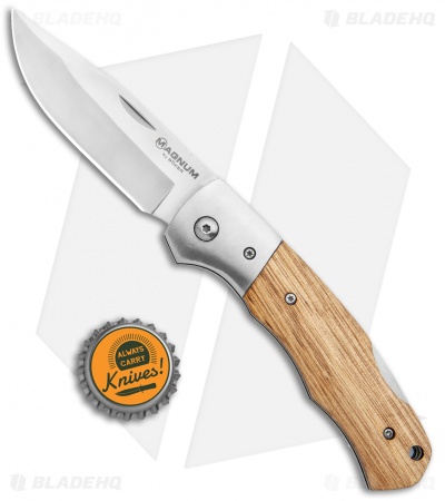 Boker Magnum Rustic Lockback Zebrawood (3.5" Satin) 01SC075