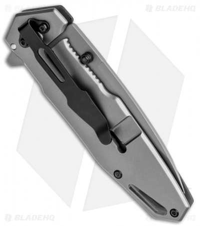 Boker Magnum Screaming Skull Frame Lock Knife (3.3" Gray) 01MB230