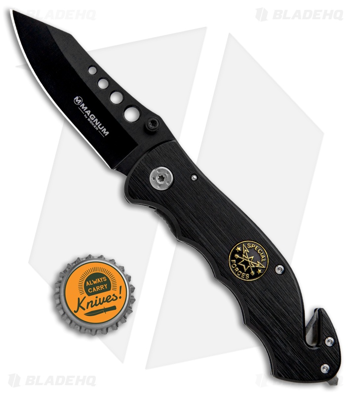 Boker Magnum Special Forces  Black FRN Liner Lock Knife (3.25" Black) 01MB856SF