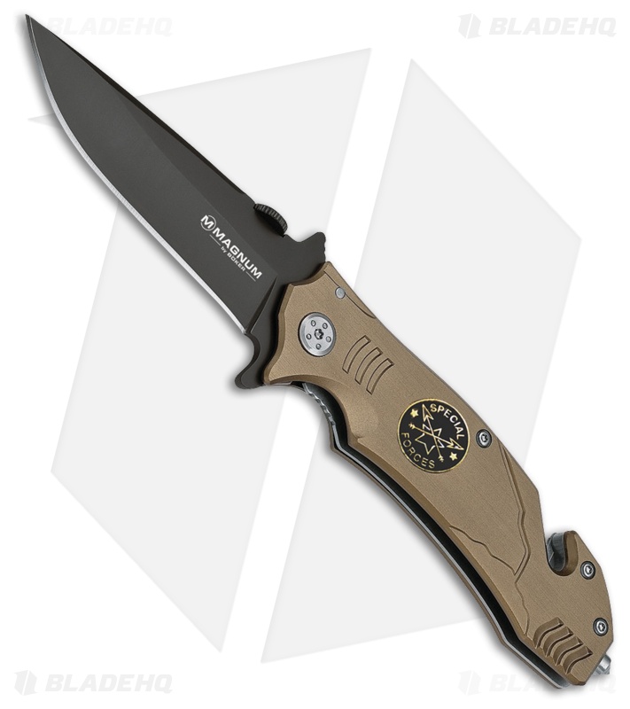 メガバス　ボーカーナイフ Boker Magnum Special Forces Liner Lock Knife OD Green (3.25