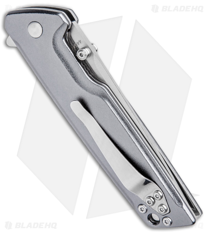 Boker Magnum Straight Brother Frame Lock Knife Aluminum (3.5" Satin)