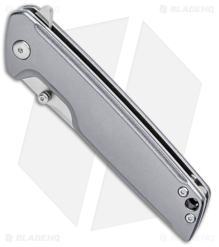 Boker Magnum Straight Brother Frame Lock Knife Aluminum (3.5" Satin)