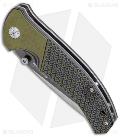 Boker Magnum Three Dimensions Liner Lock Knife OD Green G10 (3.50" SW/ASW)