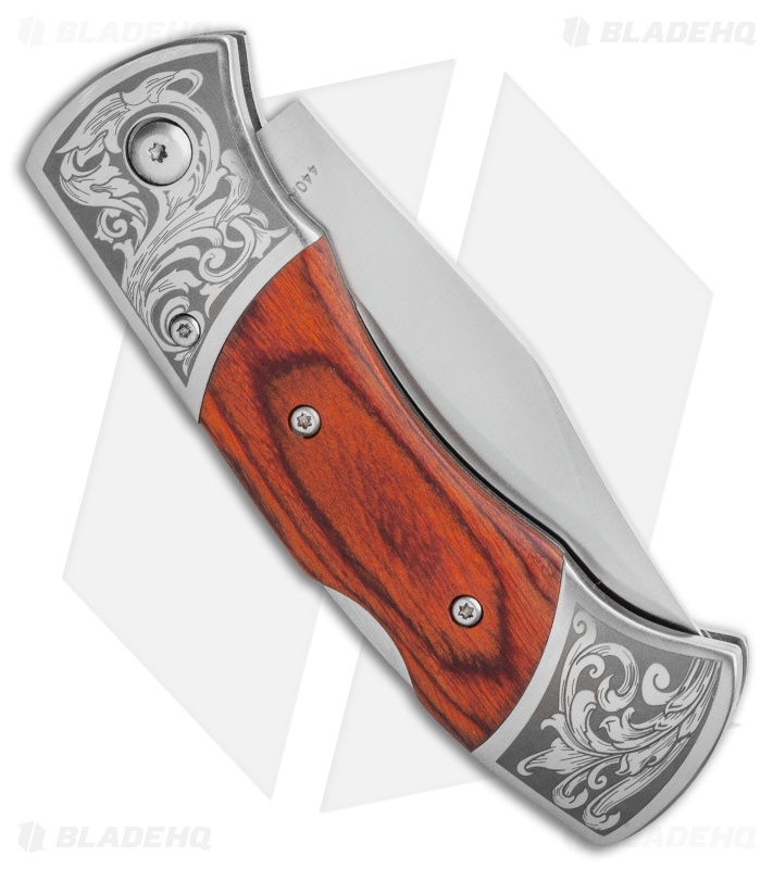 Boker Magnum Turul I Lockback Knife Wood (3" Satin) 01SC353
