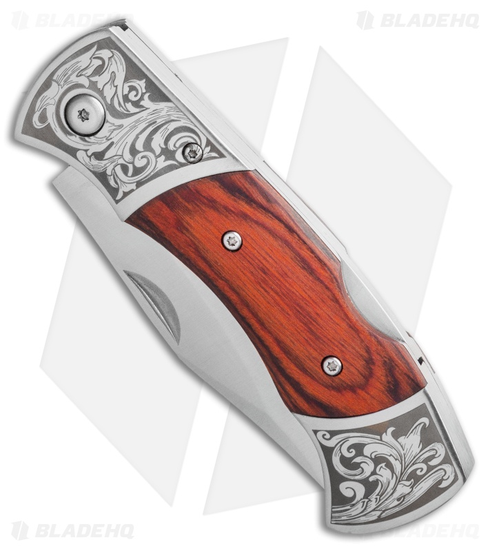 Boker Magnum Turul I Lockback Knife Wood (3" Satin) 01SC353