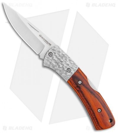 Boker Magnum Turul III Lock Back Knife Pakka Wood (2.6" Satin)