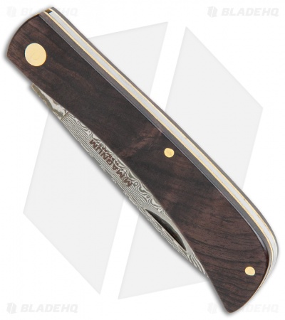 Boker Rangebuster Slip Joint Knife Ebony (3" Damascus)