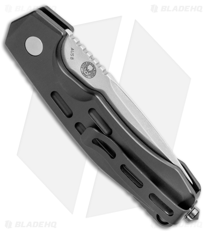 Boker Thunder Storm Automatic Knife Black (2.875"  Satin AUS-8) 