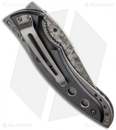 Boker Magnum Snowflake Damascus Liner Lock Knife (3" Satin) 01GL0623