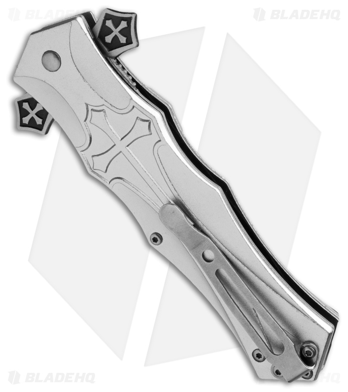 Boker Magnum Crusader Folding Knife (3.94" Black Plain) 01LG281