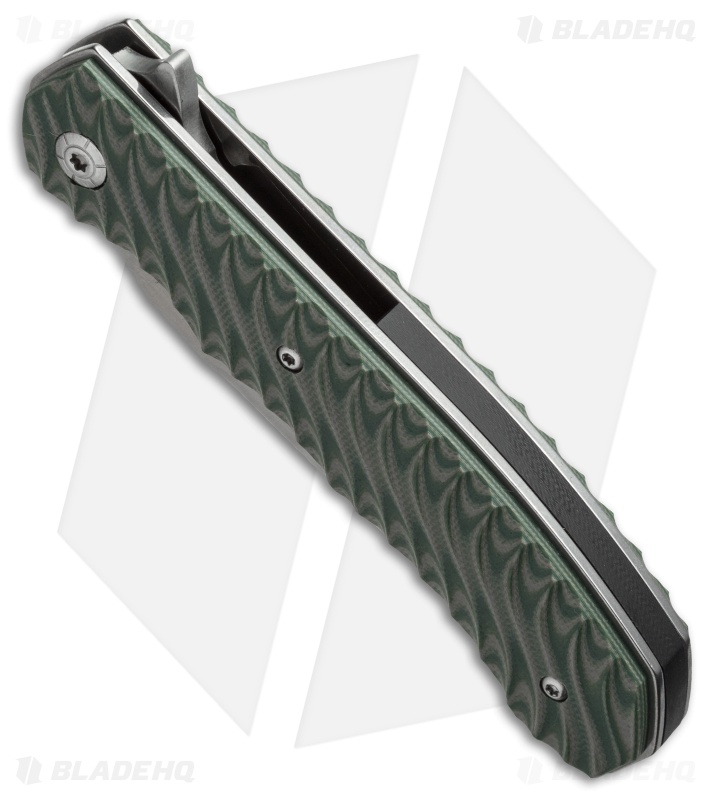 Boker Magnum Green G-10 Flipper Knife (3.4" Satin) 01LG445