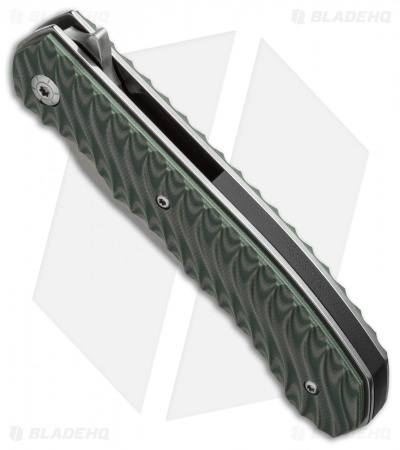 Boker Magnum Green G-10 Flipper Knife (3.4" Satin) 01LG445