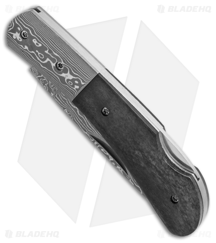 Boker Magnum Black Bone Lockback Knife (2.5" Damascus) 01MB551DAM