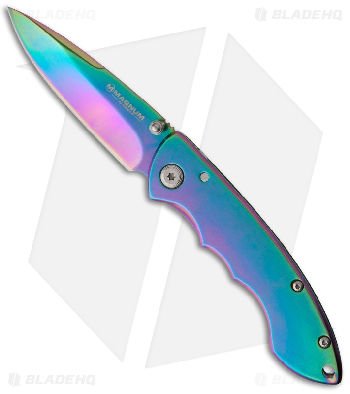 Boker Magnum Blaze Liner Lock Knife (2.9" Spectrum) 01MB255