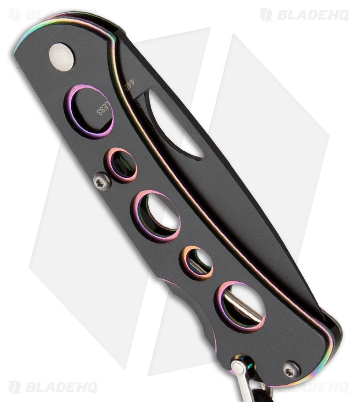 Boker Magnum Dark Rainbow Lockback Knife (2.63" Black) 01SC014