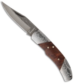 Boker Magnum Duke Lock Back Knife (2.5" Damascus) 01MB946DAM