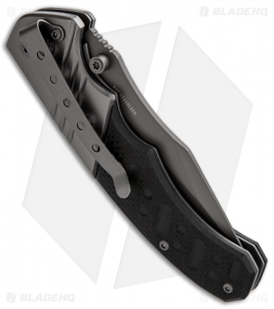 Boker Magnum Folding Bowie Liner Lock Knife (3.35" Gray) 01SC017