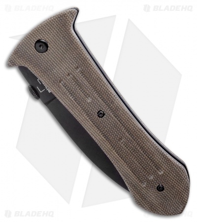 Boker Pocket Smatchet Dagger Folding Knife Green Micarta (4" Black) Gedraitis 