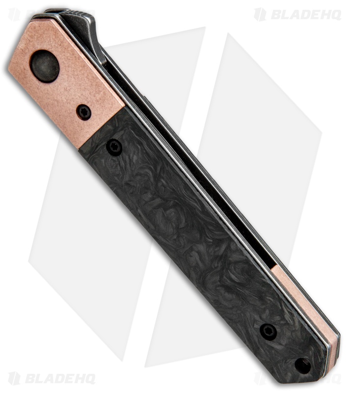 Boker Mini Kwaiken - Flipper Knife | Copper + Marble CF
