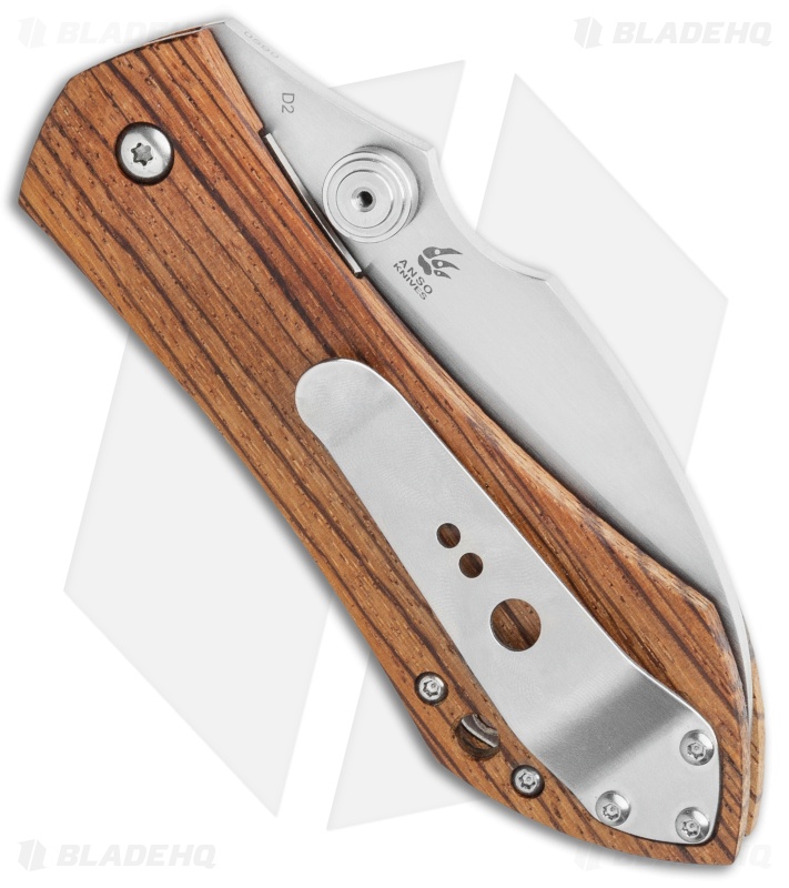 Boker Plus Anso 67 Pro Liner Lock Knife Zebrawood (3.4" Satin) 01BO233