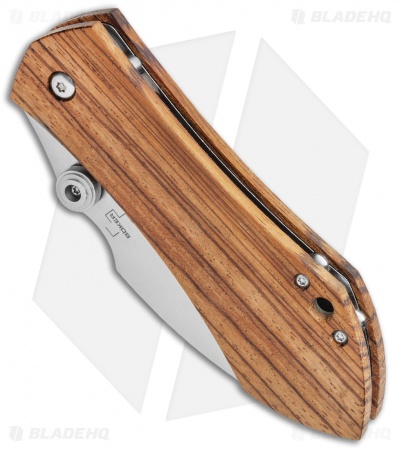 Boker Plus Anso 67 Pro Liner Lock Knife Zebrawood (3.4" Satin) 01BO233