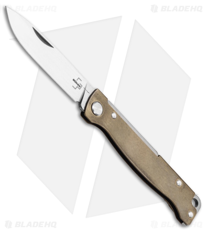 Böker Plus Atlas Brass Taschenmesser Folder ✔️DIREKT VOM HERSTELLER✔️ 01BO853
