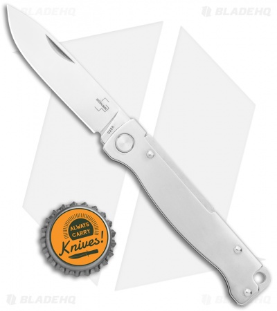 Boker Plus Atlas Slip Joint Knife Gray Steel (2.6" Polish) 01BO850