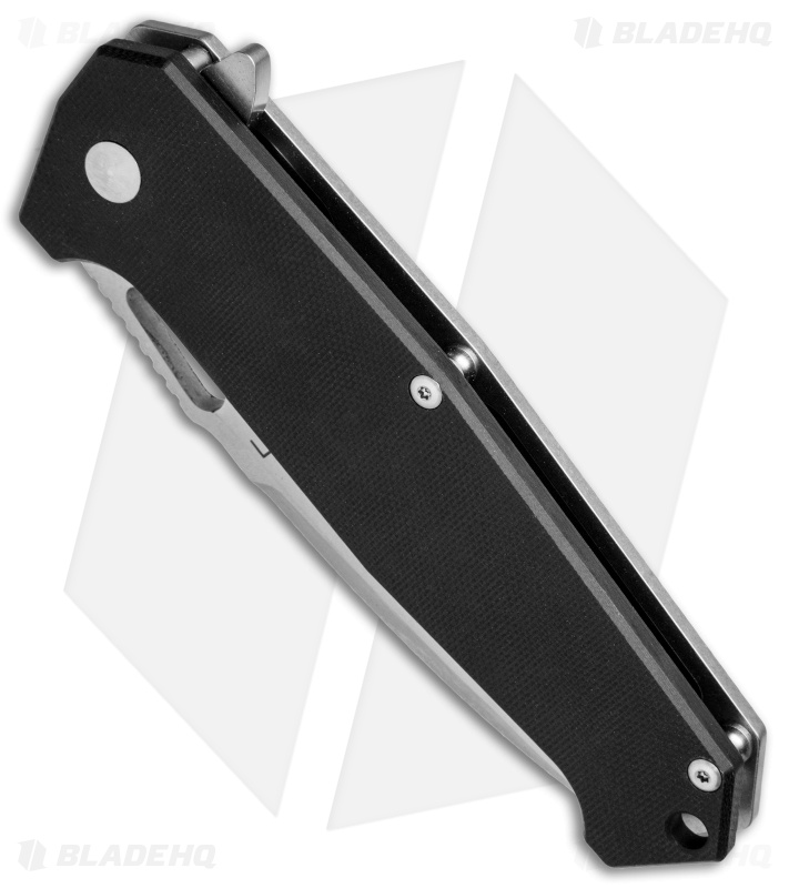 Boker Plus Burke Hitman Frame Lock Knife Black G10 (3.625" D2 Stonewash) 01BO776
