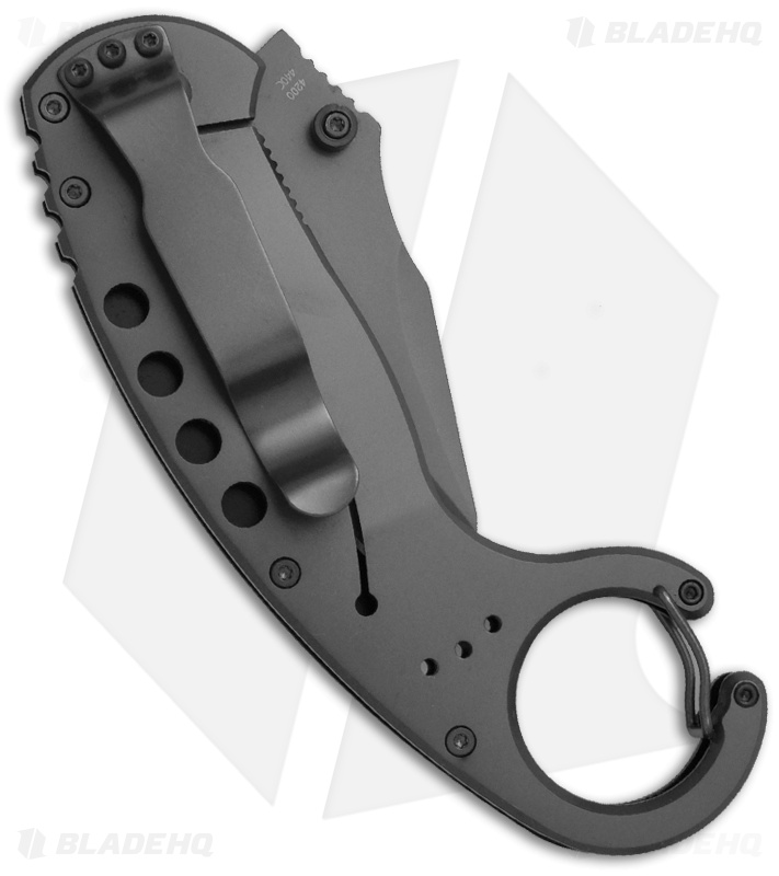 Boker Plus CLB Karambit Frame Lock Knife Black G-10 (2.875" Gray) 01BO580
