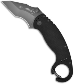 Boker Plus CLB Karambit Frame Lock Knife Black G-10 (2.875" Gray) 01BO580