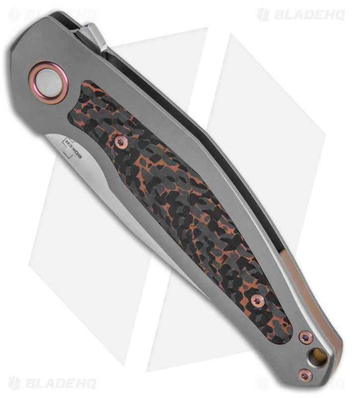 Boker Plus Collection 2022 Knife Ti/Copper CF 01BO2022 Blade HQ