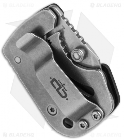Boker Plus DW-1 Frame Lock Money Clip Knife Black Zytel (1" Stonewash) 01BO573