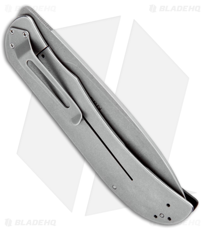 Boker Plus Exskelibur I Frame Lock Knife Black G-10 (3.5" Stonewash) 01BO137