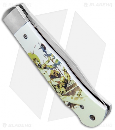 Boker Plus Lockback Frazetta "Ghoul Queen" Knife (3.75" Satin) 01BO653
