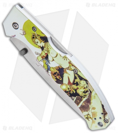 Boker Plus Frazetta "Ghoul Queen" Titan Lockback Knife (3.62" Satin)